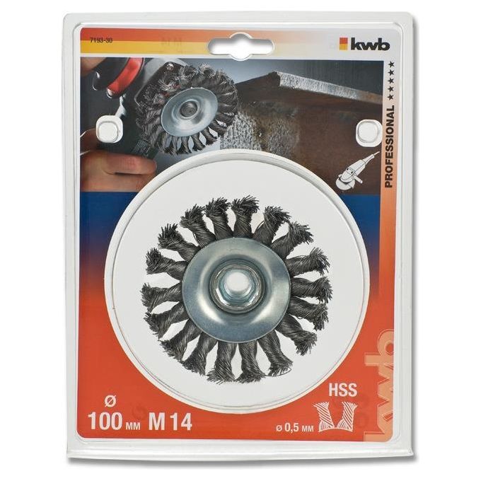 Kwb Spazzola A Disco Spessore Cavo 0.5Mm Diametro Dell'Attacco 1.4Cm
