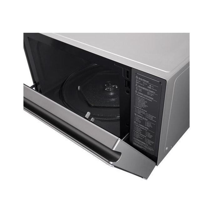 LG MJ3965ACS Neochef Forno a Microonde con Grill Tecnologia Smart Inverter Capacita' 39 Litri Potenza 1350 W Funzione Crisp Cottura a Vapore Display LED Acciaio Inox
