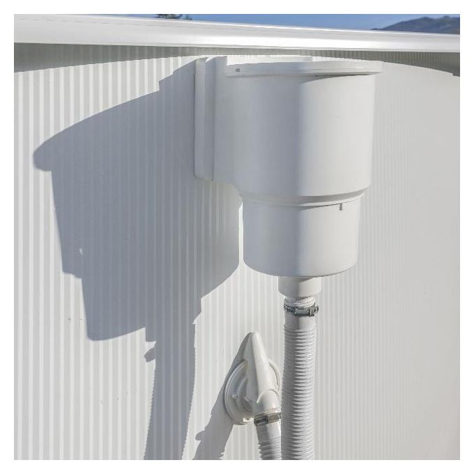 Gre AR100 Skimmer per Piscina Standard con Valvola d'Impulsione Bianco