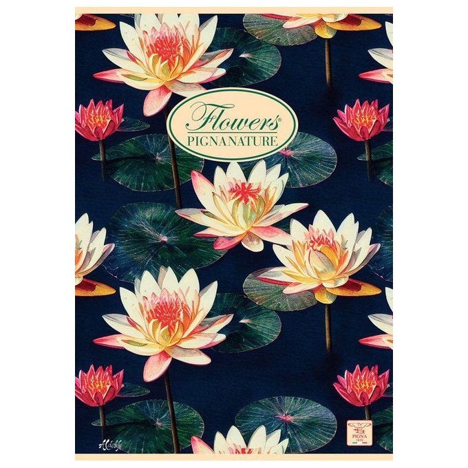 Pigna Confezione 10 Quaderni Flowers A4 1R 80gr
