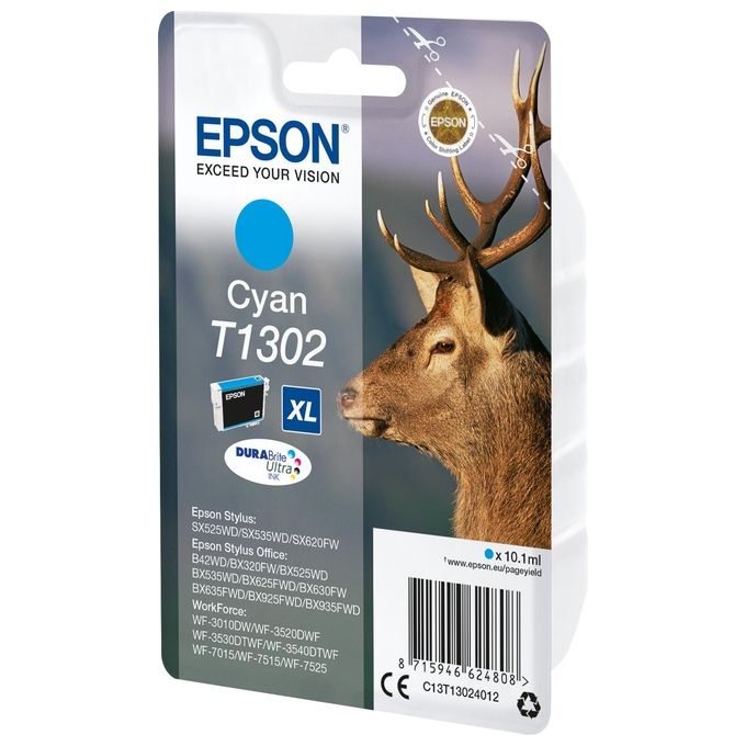 Epson Cartuccia ciano Cervo Tg.xl T1302