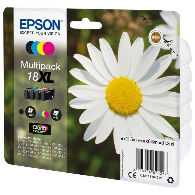 Epson Multipack n.4 Cartucce xl Margherita