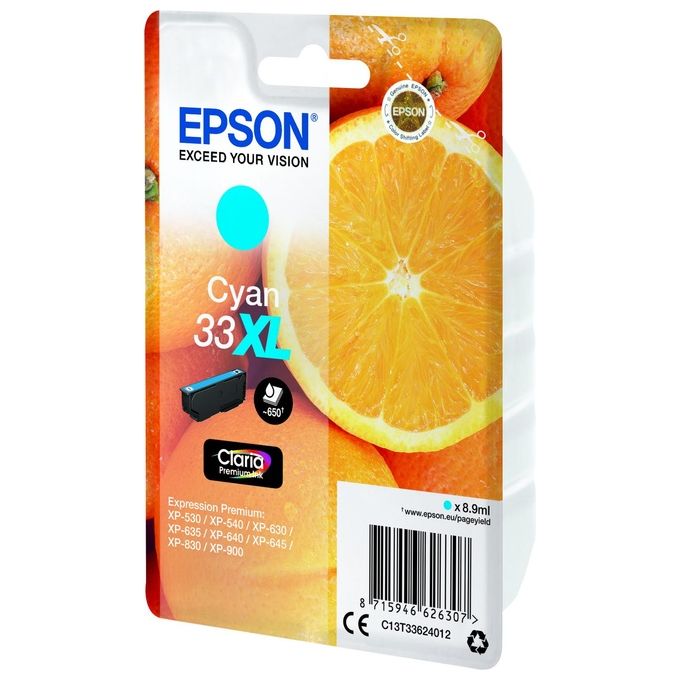 Epson cartuccia ink Arancia 33xl Ciano