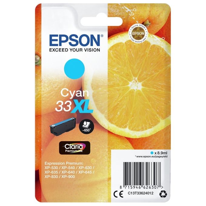 Epson cartuccia ink Arancia 33xl Ciano