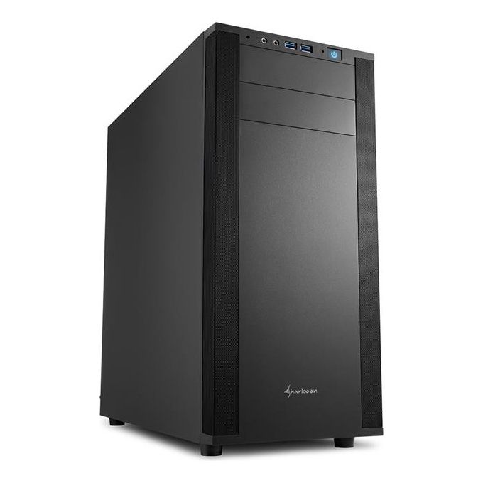 Sharkoon case M25-V atx, usb 3.0 + Audio Frontale Metal Black