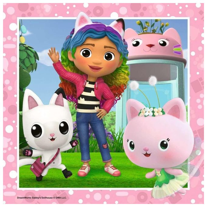 Ravensburger Puzzle Collezione 3x49 Pezzi Gabby's Dollhouse