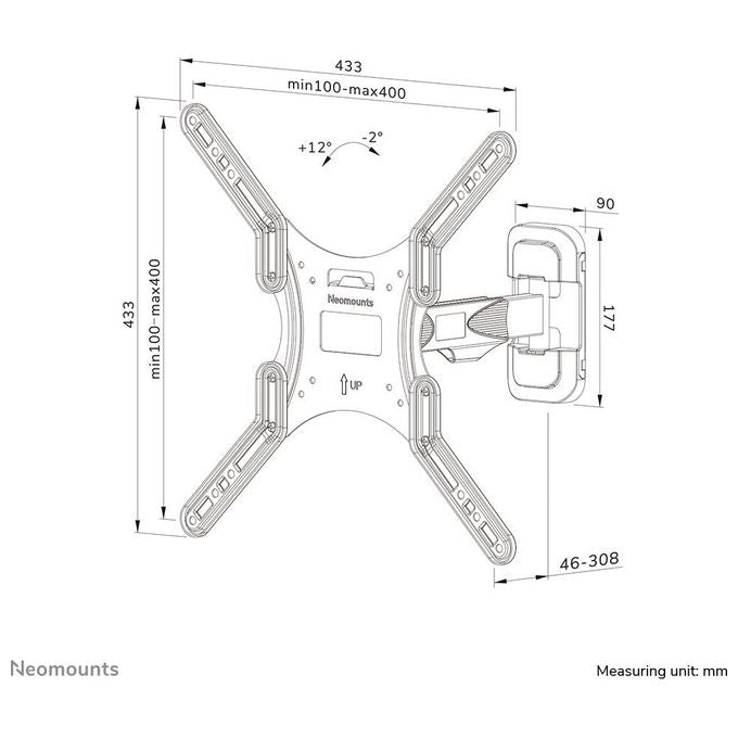 Neomounts by Newstar Supporto a Parete Wl40-540bl14