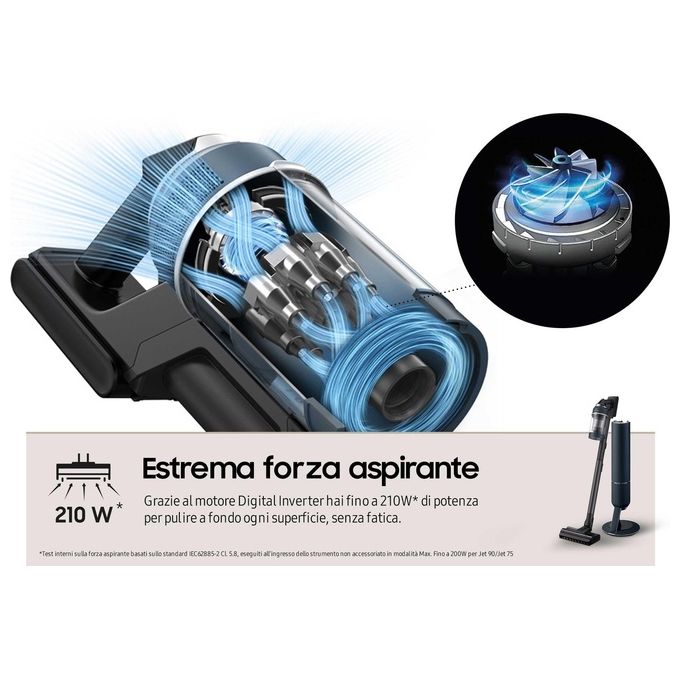 Samsung VS20B95973B-WA Scopa Elettrica Midnight Blue