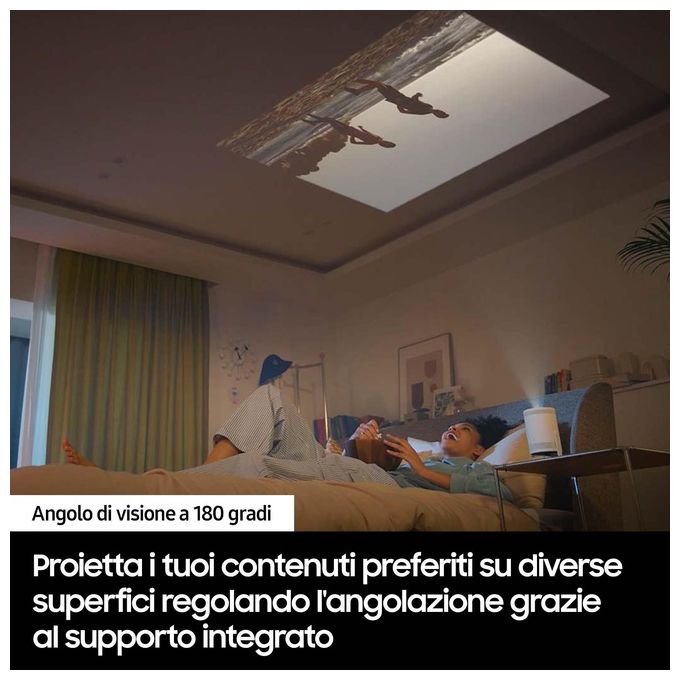 Samsung The Freestyle 2nd Generation LFF3C Proiettore Portatile Full HD Wi-Fi USB Auto Focusing e Leveling