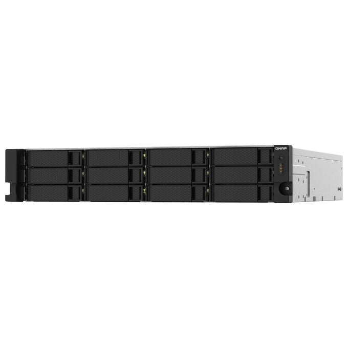Qnap TS-1232PXU-RP AL324  Collegamento Ethernet Lan Armadio 2U Nero Nas