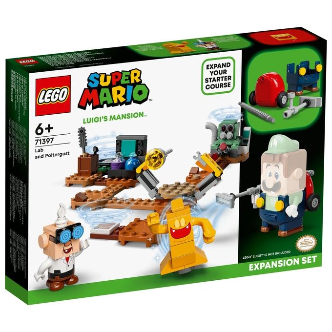 LEGO Super Mario Laboratorio e Poltergust ei Luigi's Mansion
