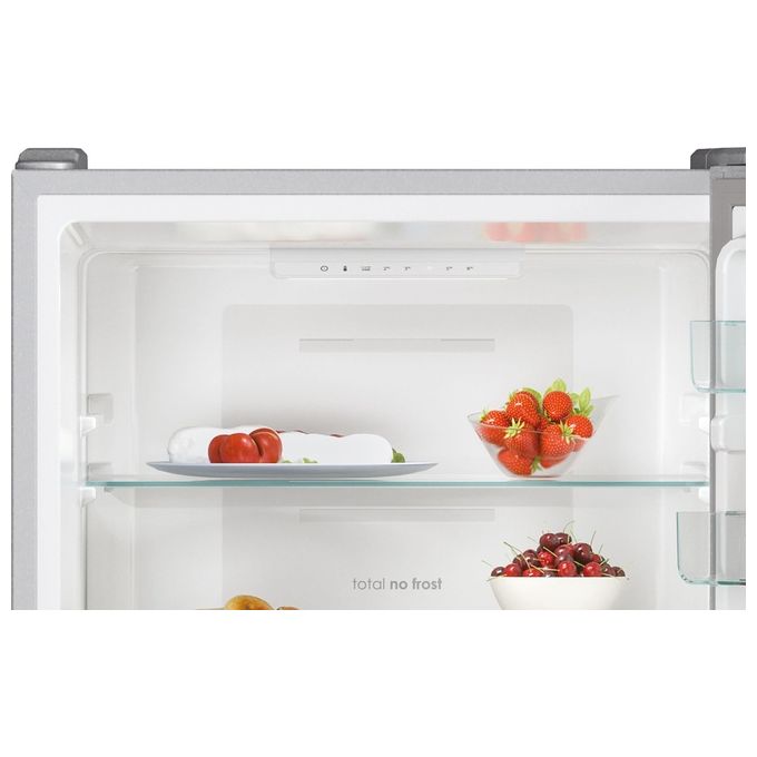 Candy CCE3T618FS Frigorifero Combinato Capacita' 342 Litri Classe energetica F No Frost 185 cm Argento