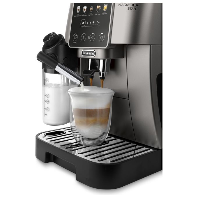 De'Longhi ECAM220.91.TB Magnifica Start Macchina da caffe' Automatica 1.8 L 15 bar 1450 W LatteCrema Hot colore Titanio
