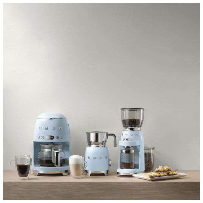 Smeg DCF02PBEU Macchina da Caffe' con Filtro Programmabile 10 Tazze 1050W Azzurro