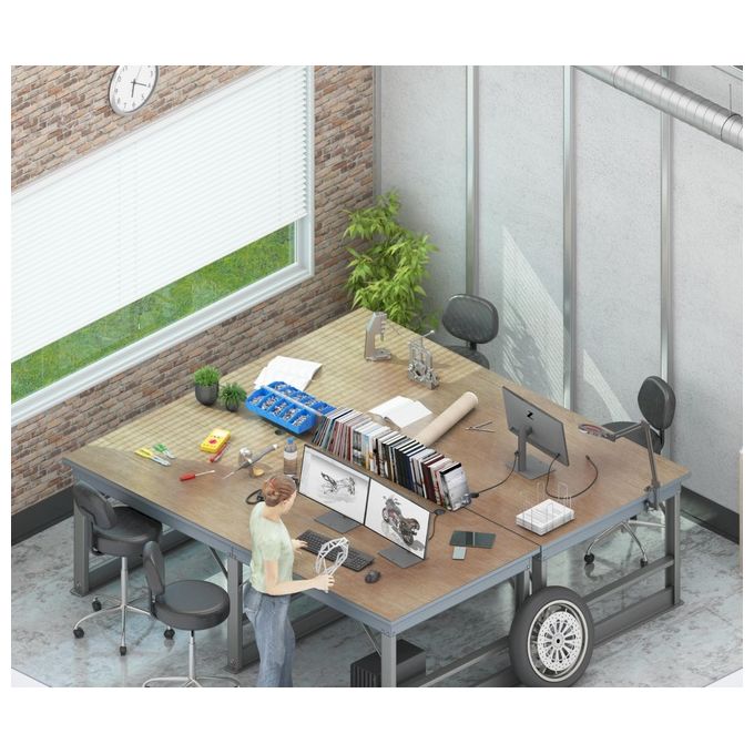 HP 635 Multi-Device Mouse Ambidestro Wireless A Rf + Bluetooth 1200 Dpi
