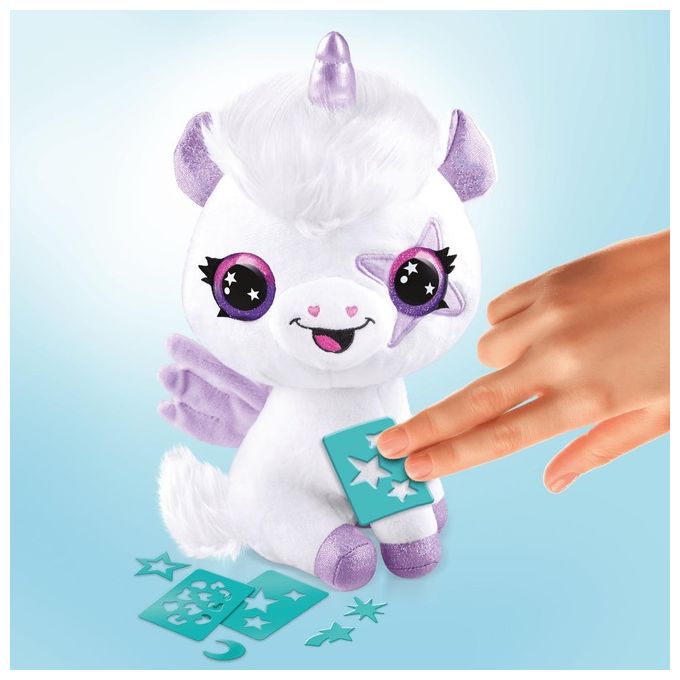 Rocco Giocattoli Peluche Airbrush Plush Magic Unicorn
