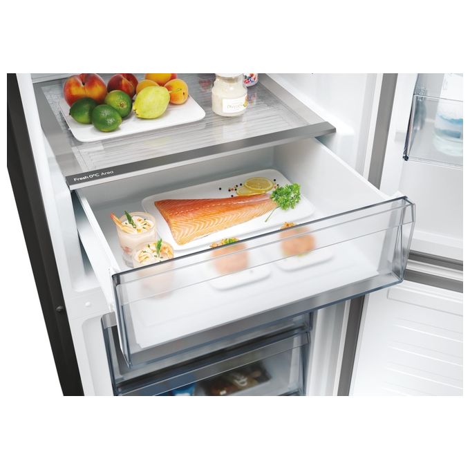 [ComeNuovo] Candy CNCQ2T618EB Frigorifero Combinato Capacita' 355 Litri Classe energetica E Raffreddamento No Frost colore Nero