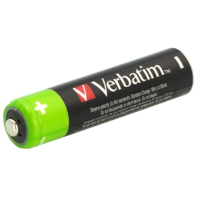 Verbatim Batteria Monouso Mini Stilo AAA Nichel-Metallo Idruro (NiMH)