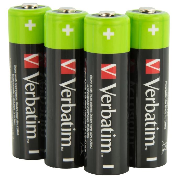 Verbatim Batteria Monouso Stilo AA Nichel-Metallo Idruro (NiMH)