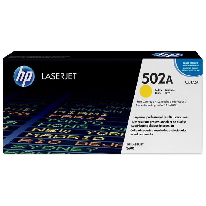 Hp toner giallo per colorlaserjet 4000 pagine