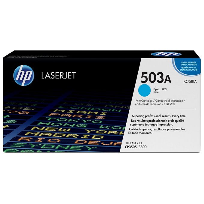 Hp toner ciano 6000 pagine per 3800 3600 3505