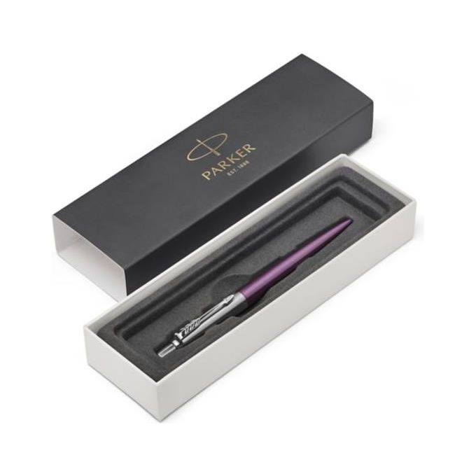 Parker Penna a sfera Jotter Victoria Violet con dettagli cromati