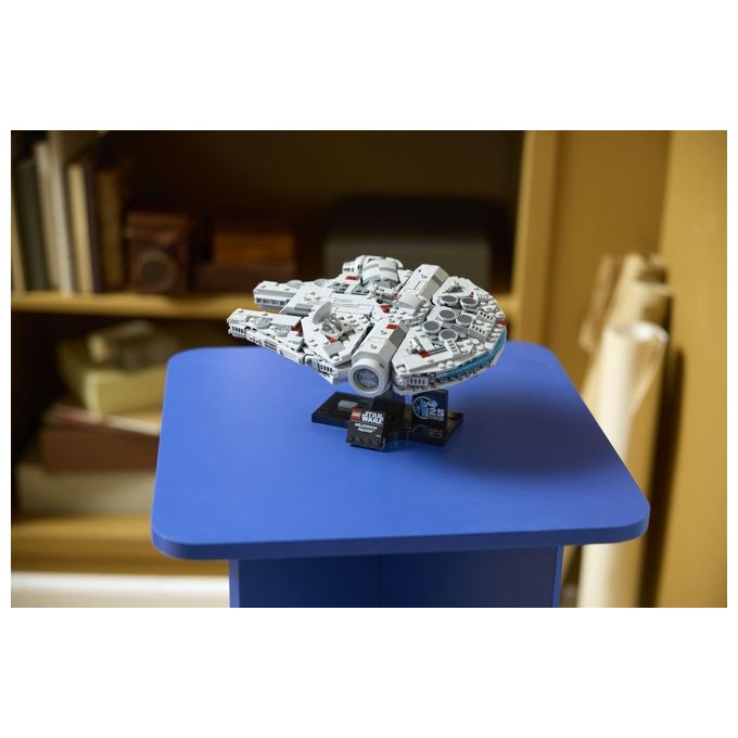 LEGO Star Wars 75375 Millennium Falcon, Modellino da Costruire di Astronave per Adulti, Idee Regalo Lui, Lei, Marito o Moglie