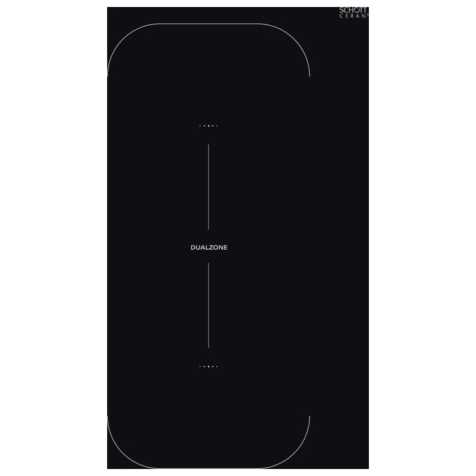 Indesit IB 88B60 NE Piano Cottura a Induzione 4 Zone 60 cm Nero