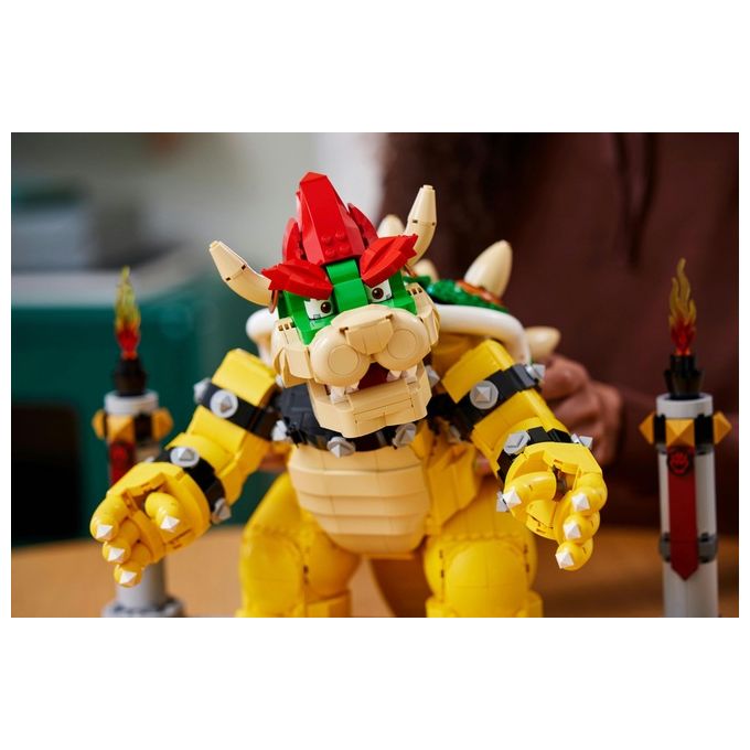 LEGO Super Mario 71411 Il Potente Bowser, Kit di Costruzioni per Adulti, Idee Regalo, Personaggio Snodabile 3D da Collezione