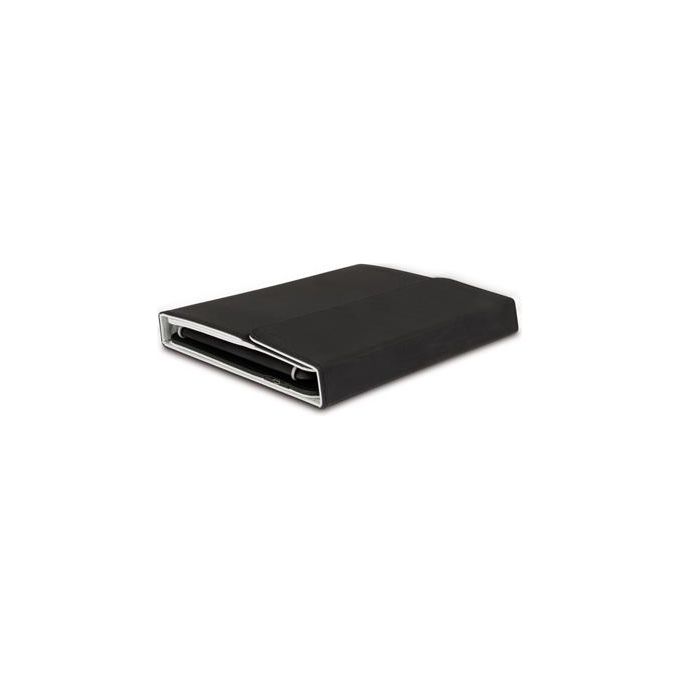 Hamlet XPADCV100BK Custodia Universale per Tablet da 9,7'' a 10,1'' Ecopelle Chiusura Magnetica Supporto Multiangolo colore Nero