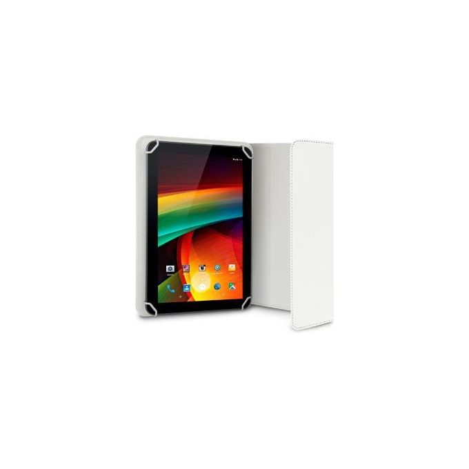 Hamlet XPADCV780WH Flip cover per tablet finta pelle bianco
