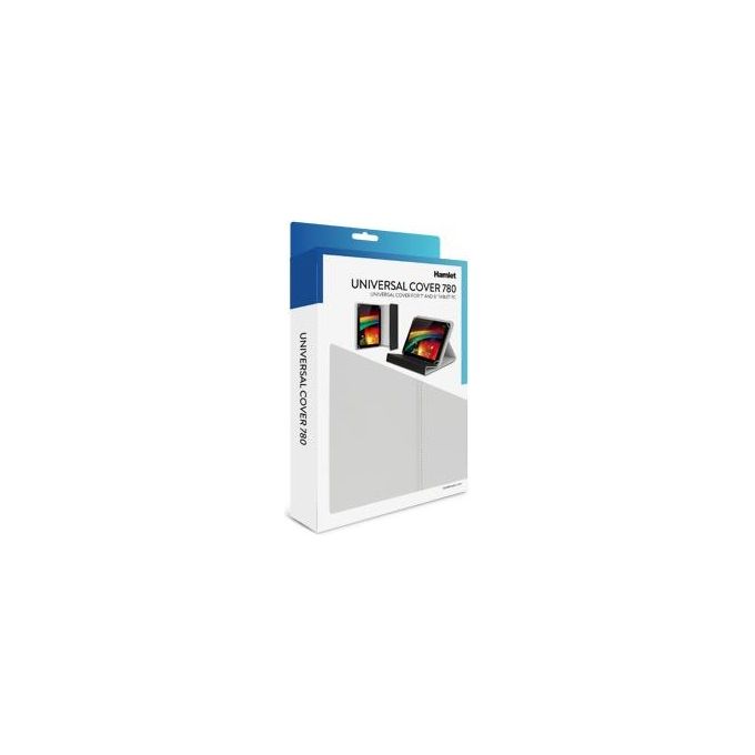 Hamlet XPADCV780WH Flip cover per tablet finta pelle bianco