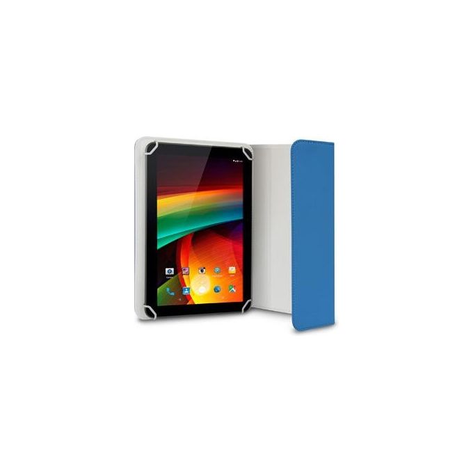 Hamlet XPADCV780BL Flip cover per tablet finta pelle blu