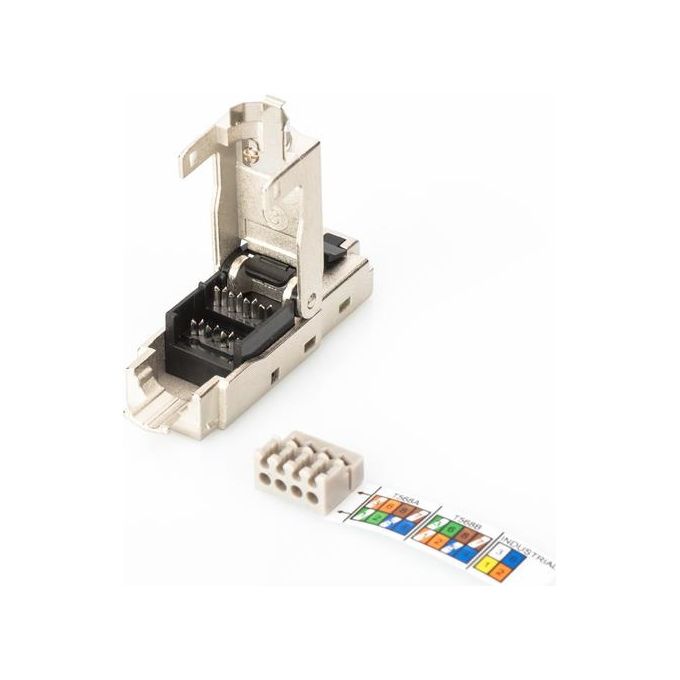 Digitus connettore rj45 assemblaggio senza attrezzi cat 6a