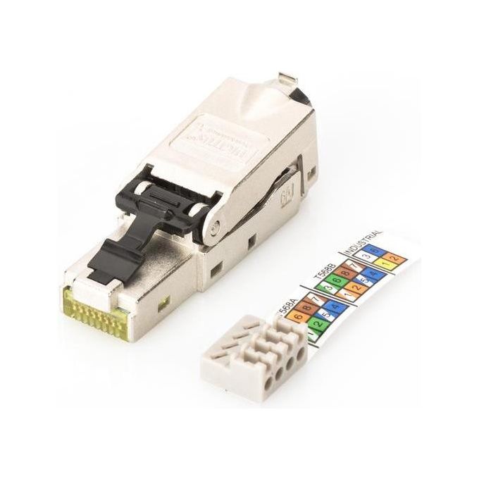 Digitus connettore rj45 assemblaggio senza attrezzi cat 6a