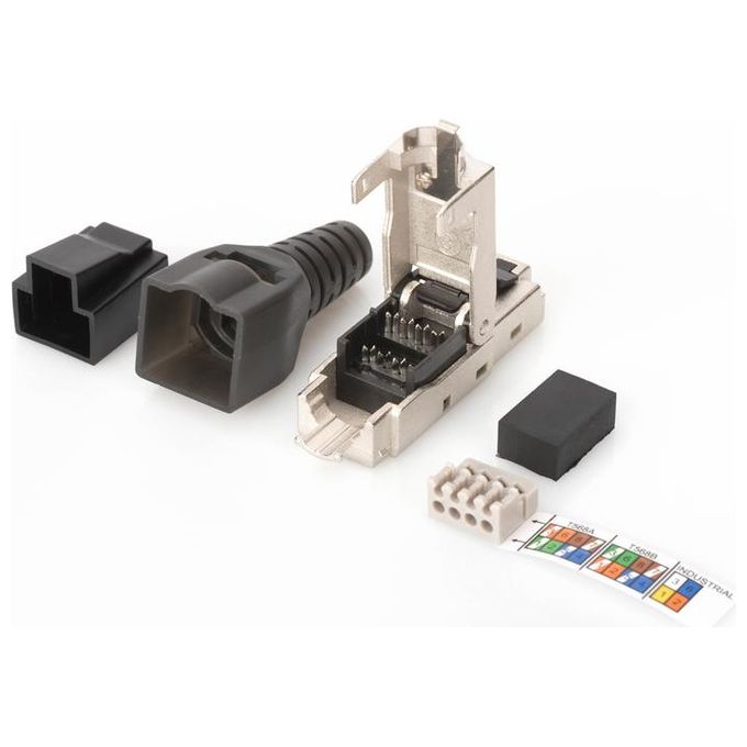 Digitus connettore rj45 assemblaggio senza attrezzi cat 6a