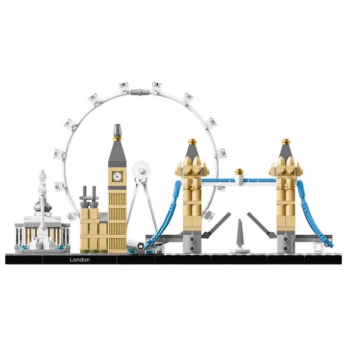 LEGO Architecture 21034 Londra, con London Eye, Big Ben e Tower Bridge, Modellismo Monumenti, Set da Collezione, Idea Regalo