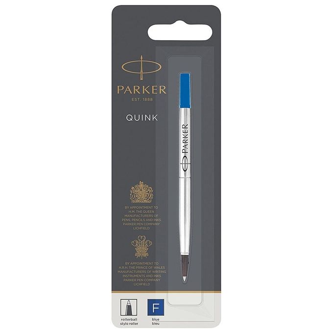 Parker Ricarica per Penna Roller Punta Fine Blu