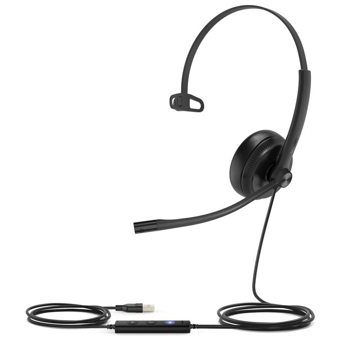 Yealink Telefonia UH34 MONO TEAMS Cuffia e Auricolare Padiglione Auricolare Usb Tipo A Nero