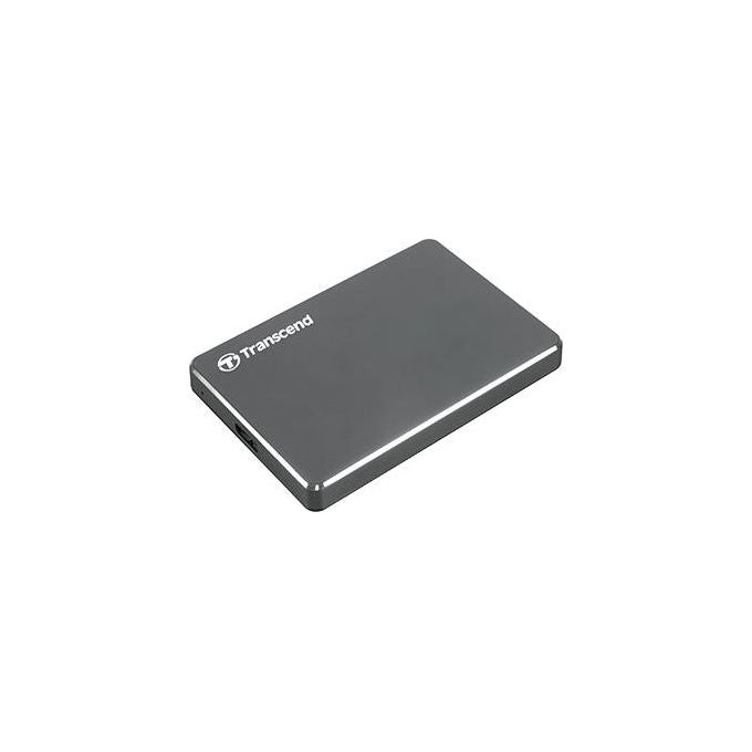 Transcend Storejet2,5 C3N Disco Rigido Esterno 1Tb Extra Slim Grigio ferro