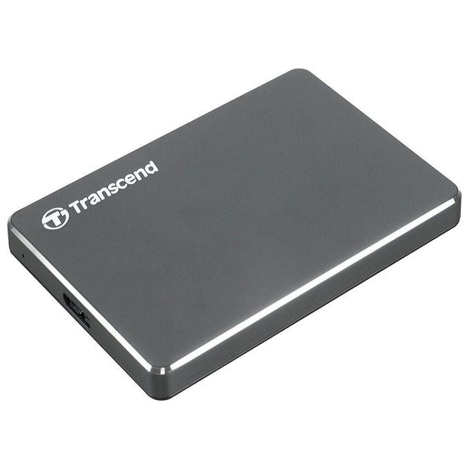 Transcend Storejet2,5 C3N Disco Rigido Esterno 1Tb Extra Slim Grigio ferro