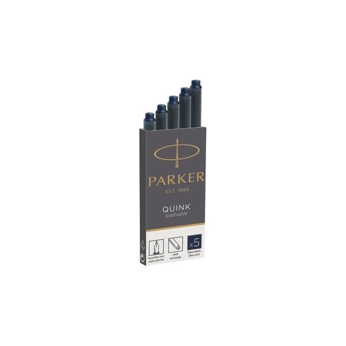 Parker Cartucce blu blk Confezione 5
