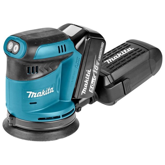 Makita Dbo180Rtj Levigatrice Orbitale 125Mm 18V