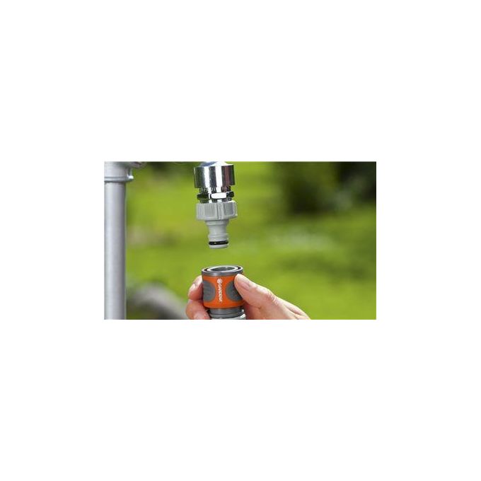 Gardena 18298-20 Premium Kit di Collegamento con Lancia di Lavaggio Elementi di Collegamento per Tubi