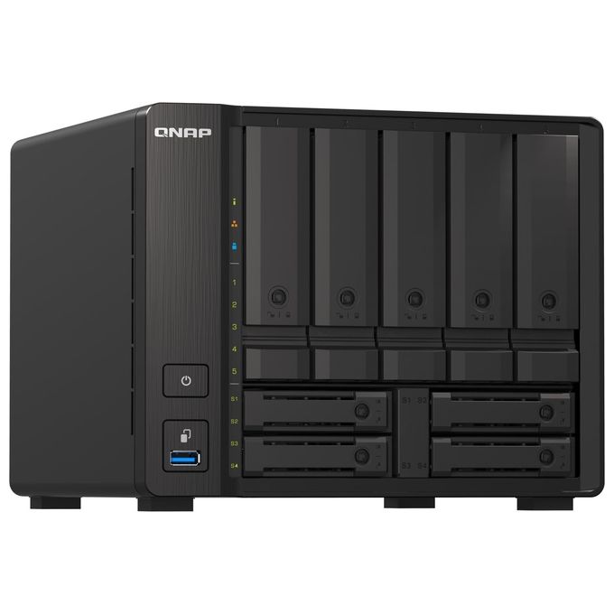 Qnap TS-H973AX-8G Server Nas e di Archiviazione Tower Collegamento Ethernet Lan Nero V1500b