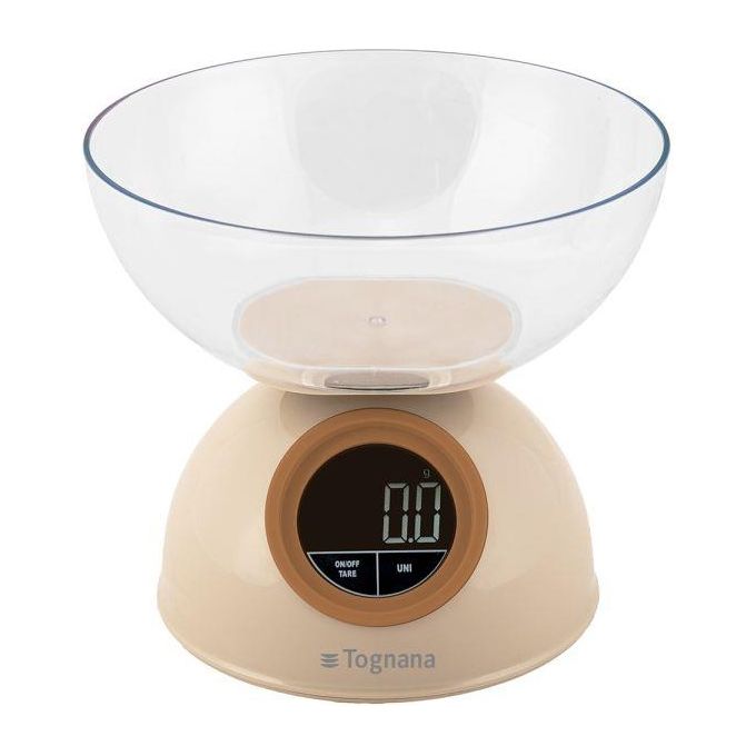 Tognana Bilancia da Cucina Iridea Digital Kitchen Scale Champagne