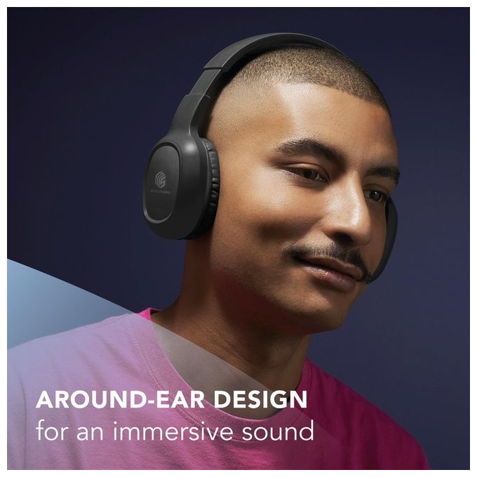 Cellular Line Music Sound Cuffie con Microfono Bluetooth Azzurro