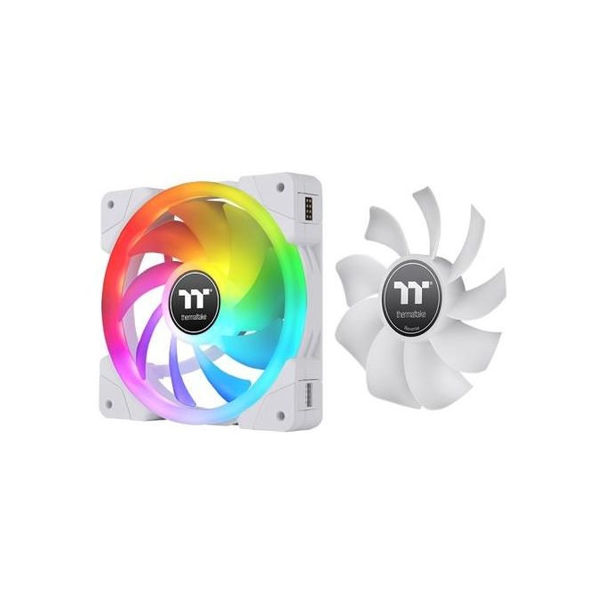 Thermaltake SWAFAN EX12 RGB White PC Cooling Fan TT Premium Edition 3 Pack