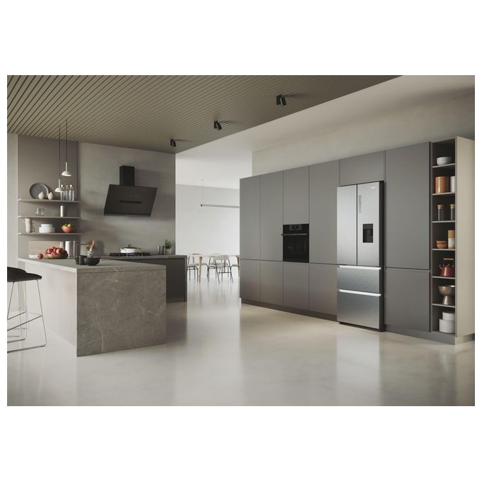 Haier FD 70 Serie 5 HFR5719EWMG Frigorifero Side-by-Side Libera Installazione 444 Litri Classe Energetica E Argento