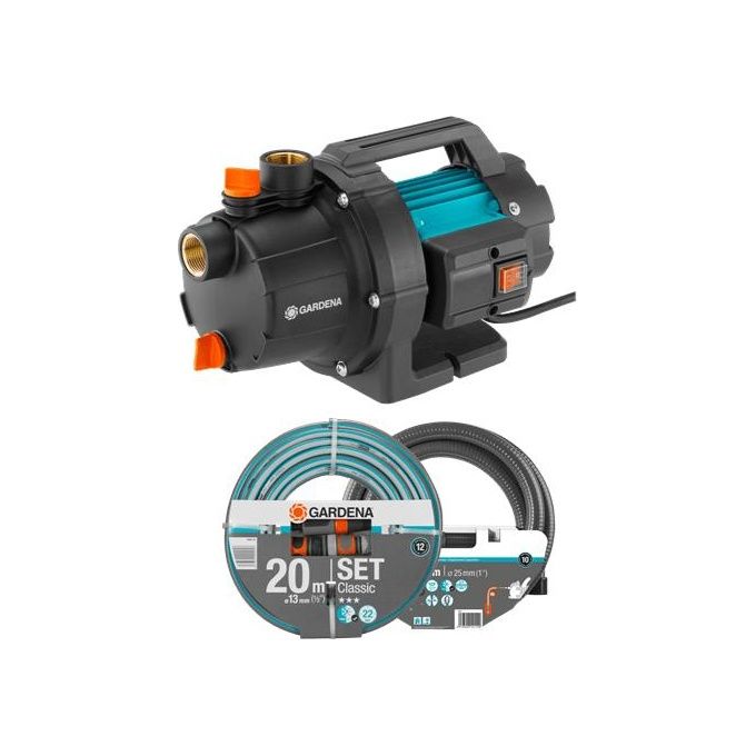 Gardena Pompa da Giardino 3000-4 BASIC Kit
